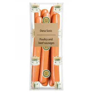 Dana Sosis - Rinds-Frankfurter mit Huhn