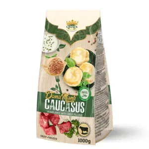 Teigtaschen Caucasus mit Rindfleisch